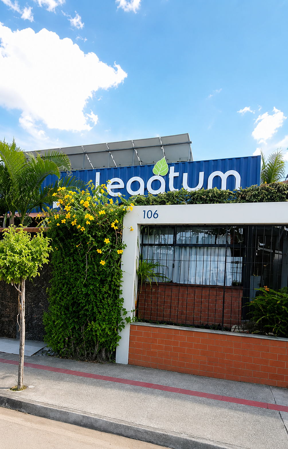 Fachada da Legatum Pousada
